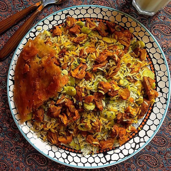 باقالی پلو